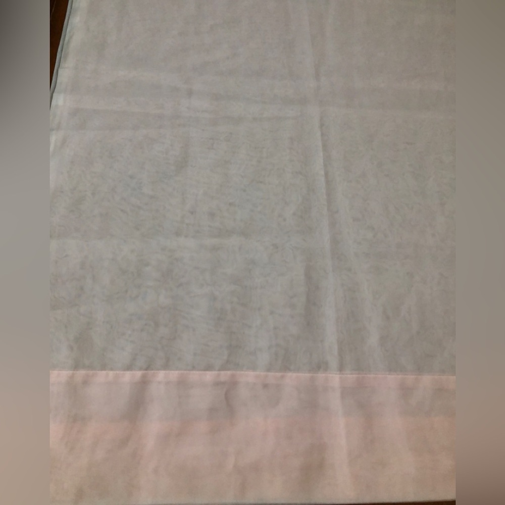 Elegant Sheer Pink Curtain
